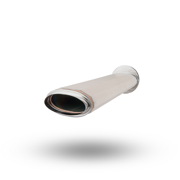 Lange, ovale Kickerkammer die innen hohl ist und an beiden Seiten Metallverbundstücke hat